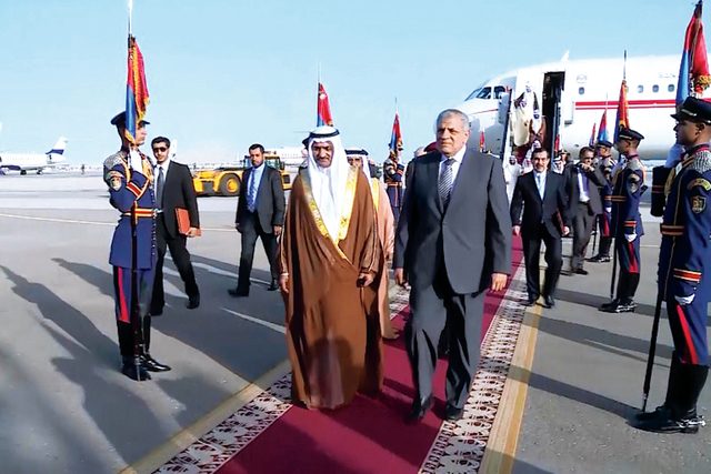 "الشرقي ومحلب خلال الاستقبال"