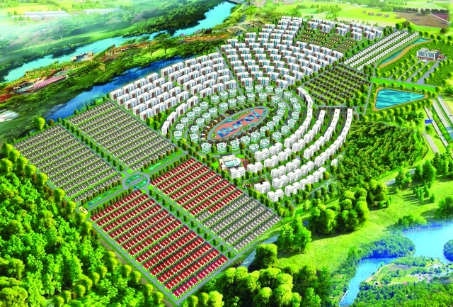"مخطط هندسي لموقع المشروعمن المصدر"