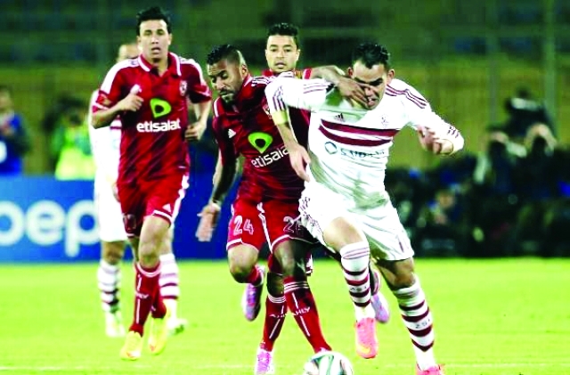"من مباراة الأهلي والزمالك في الدوري -البيان"