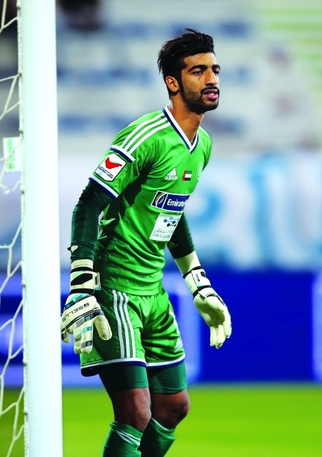 "أحمد شمبيه حارس مرمى النصر والمنتخب الأولمبي\t- البيان"