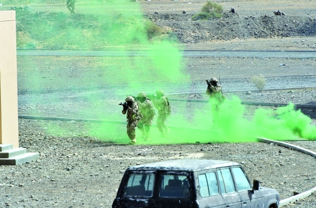 "قواتنا المسلحة خلال فعاليات التمرين   -  وام"