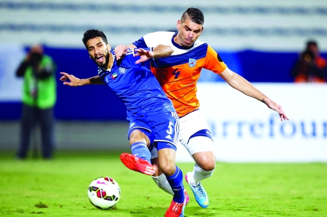 "النصر تغلب على كاظمة في مباراة الذهاب - «البيان»"