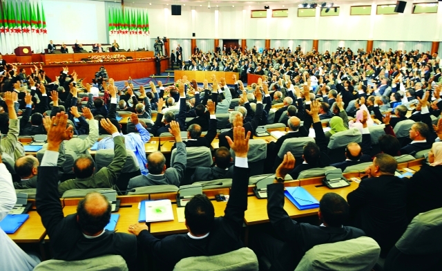 "جانب من جلسة برلمانية سابقة \tأرشيفية"