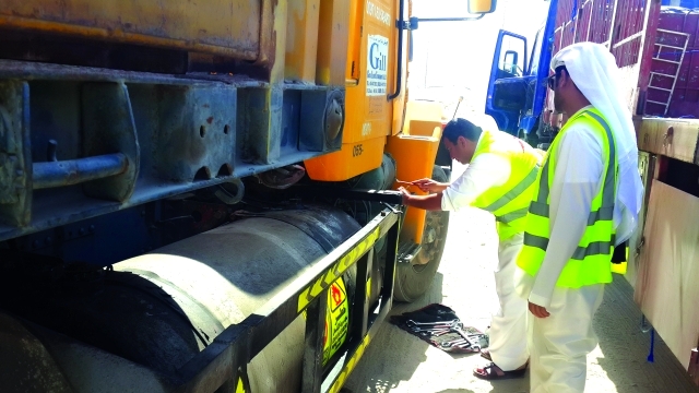 "خلال إحدى حملات التفتيش"