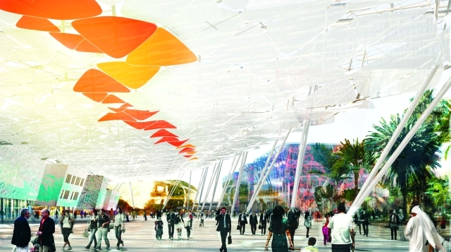 "هيكل الظل تخطيط التصميم، البيئة المعمارية وتكامل الخطة الرئيسية سيكون سمة اساسية من سمات إكسبو 2020 دبي"
