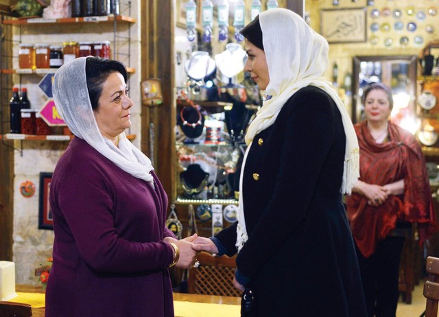 "مشهد من مسلسل \"ديلا خانم\""