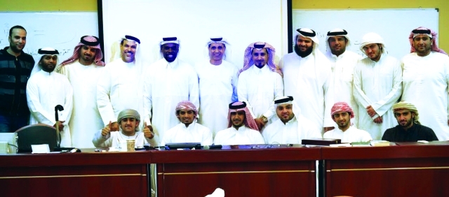 "خلال مشاركته في  الأنشطة المجتمعية"