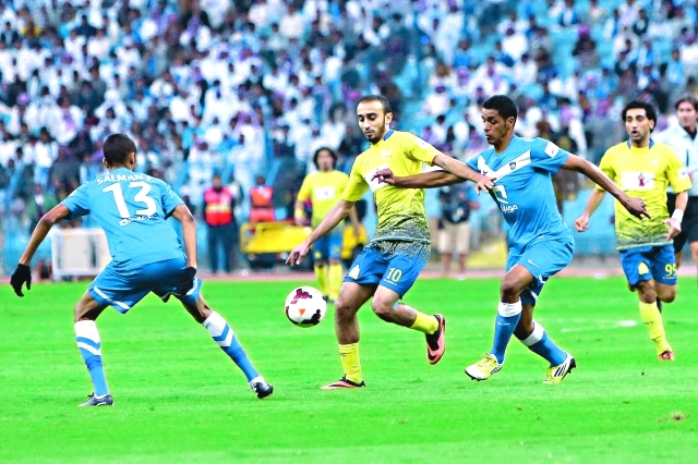 "■ من لقاء سابق بين النصر و الهلال السعودي | أرشيفية"