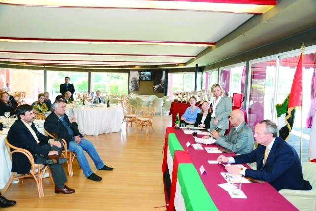 "■ المؤتمر الصحافي حظي باهتمام كبير | تصوير- بي كي مجيد"