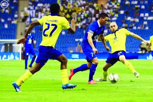 "■ من مباراة النصر والهلال | البيان"