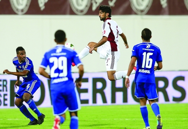"■ من مباراة النصر والوحدة الأخيرة في الدوري | تصوير - مجدي إسكندر"