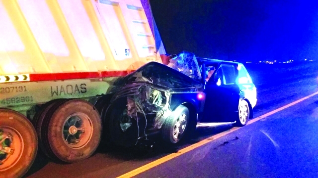 "■ الحادث الذي تسبب فيه استخدام الهاتف المحمول أثناء القيادة | من المصدر"