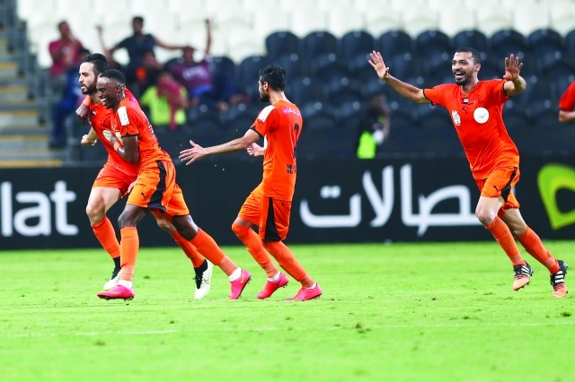 "■ لاعبو عجمان مبتهجون بالفوز على الجزيرة | البيان"