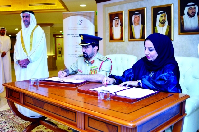 "■ سيف بن زايد خلال حضوره توقيع مذكرة التفاهم | من المصدر"