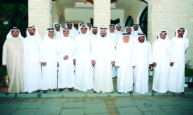 "الرميثي والفهد يتوسطان الحضور | البيان"