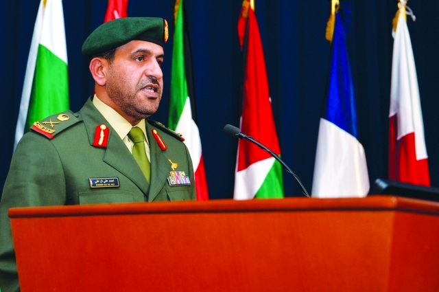 "■ أحمد آل علي يلقي كلمته"