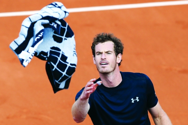 "■ موراي يعبر عن فرحته بطريقته الخاصة | اب"