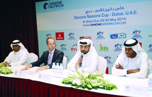 "■ جانب من المؤتمر الصحافي للإعلان عن تفاصيل البطولة | تصوير: اكسفير ويلسون"