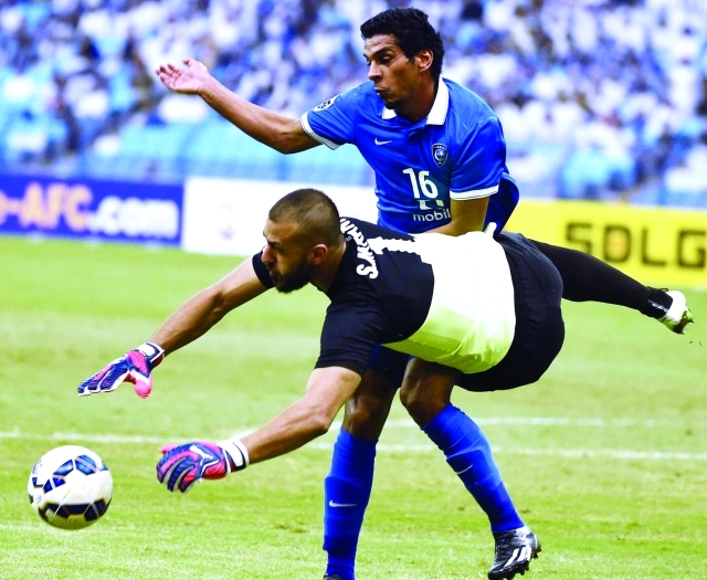 "■ الهلال السعودي رد اعتباره أمام بيروزي الإيراني | أ ف ب"