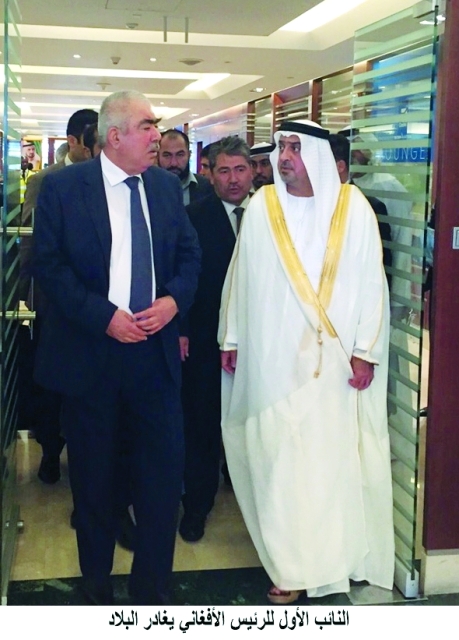 سلطان بن خليفة يودع دوستم