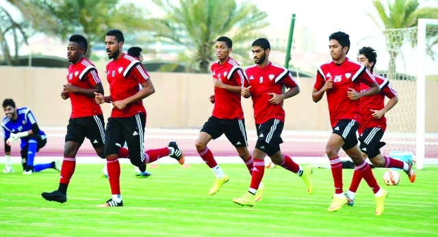 "■ من تدريبات المنتخب في تجمعه بأبوظبي | البيان"