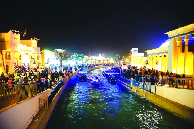 "■ استقطبت القرية العالمية خلال موسمها التاسع عشر أكثر من خمسة ملايين زائر | البيان"