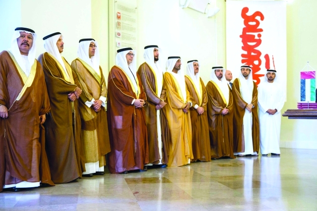 "■ أحمد بن سعيد وحمدان بن مبارك وسلطان المنصوري وأنور قرقاش ومحمد الشيباني ومصبح الفتان ومحمد العبار وخليفة سليمان وعاصم آل رحمة وسلطان السبوسي"