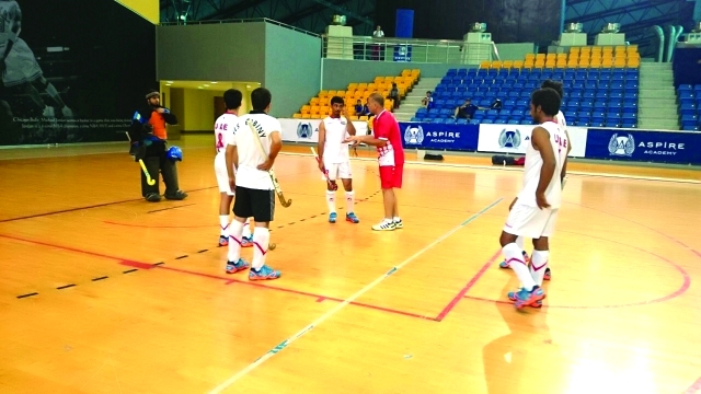 "■ جانب من تدريبات المنتخب في أكاديمية أسباير | البيان"