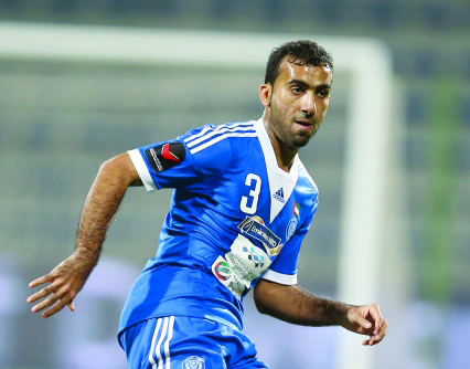 "■ سعود سعيد خلال إحدى مشاركاته مع العميد"