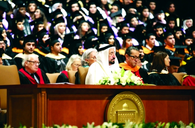 "Ⅶ سموه خلال حفل التخريج"