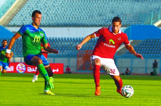 "■ الأهلي تخطى مصر المقاصة بهدفين من دون رد | البيان"