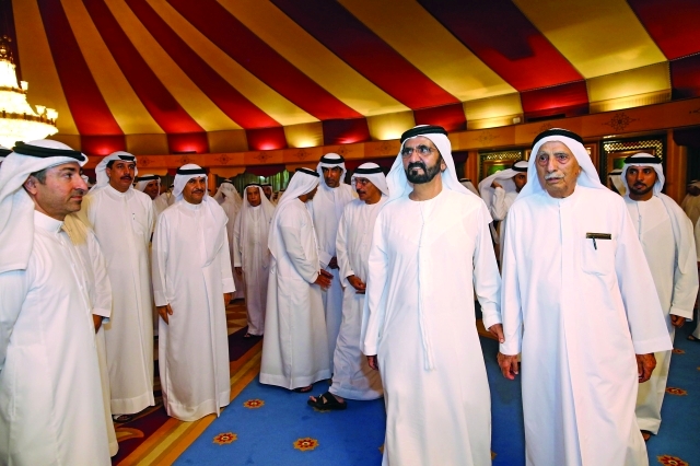 "■ وسموه خلال اللقاء بحضور جمعة الماجد"