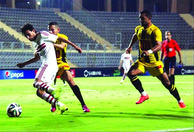 "■ الزمالك اجتاز المقاولون واقترب من حسم اللقب | البيان"