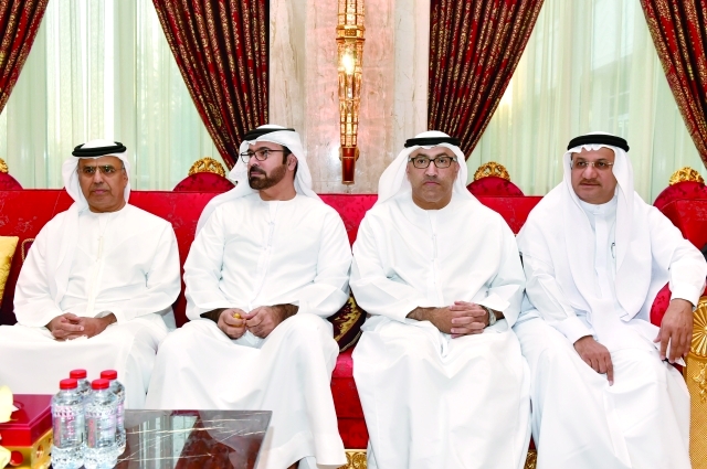 "محمد القرقاوي وعبد الرحمن العويس وعبيد الطاير وحميد القطامي"