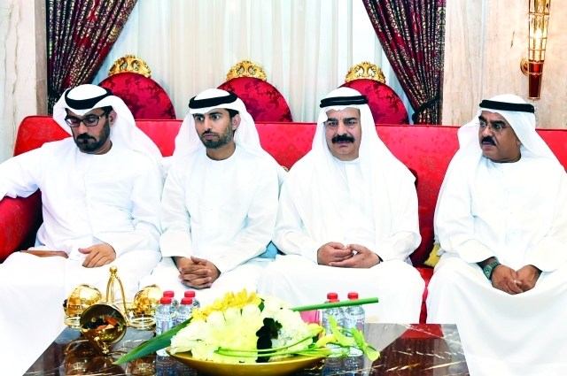 "■ حسين الحمادي وسهيل المزروعي ومحمد عبدالرحيم العلي"