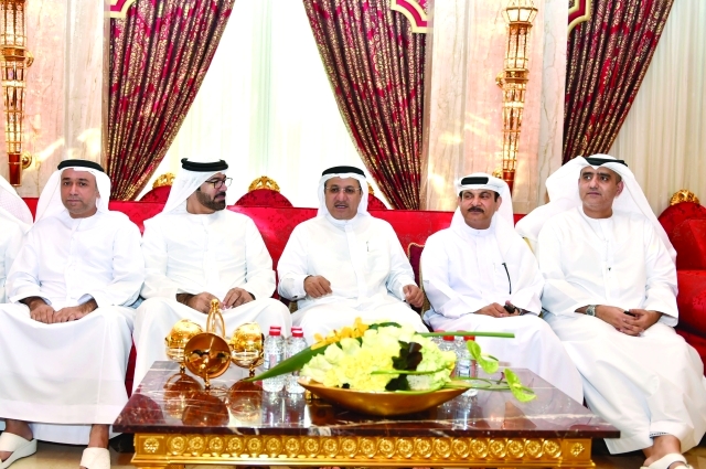"■ محمدالقرقاوي وسلطان البادي وحميد القطامي وعصام الحميدان ومحمد القمزي"