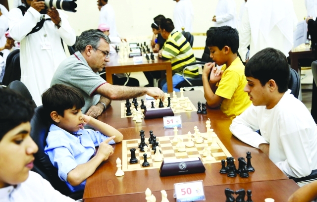 "■ من منافسات بطولة الشارقة الدولية العشرين للشطرنج | تصويرمحمود الخطيب"