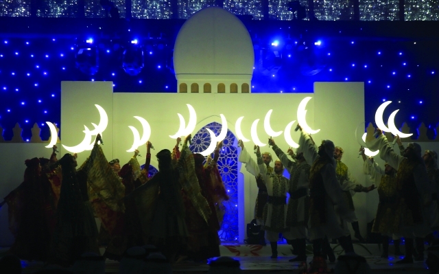 "■ استعراضات مميزة شهدها الحفل | تصوير: دينيس مالاري"