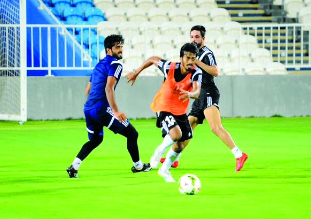 "■ جانب من تدريب السماوي الأخير | البيان"