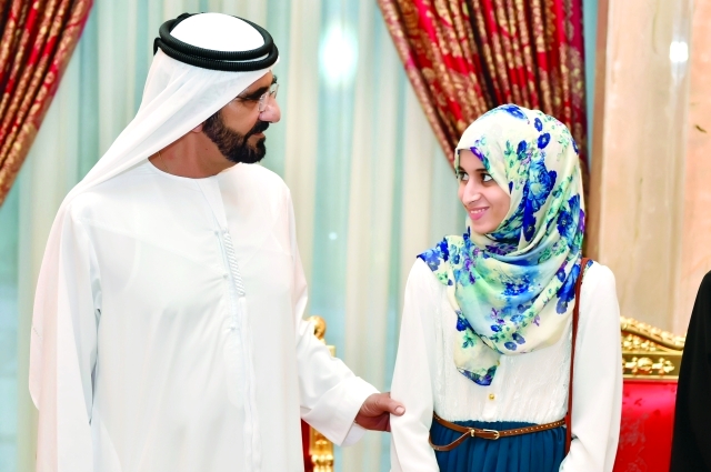 "سموه مباركاً لنورهان صلاح الدين"
