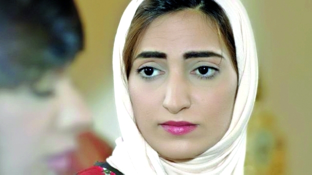 "■ مشهد من مسلسل «انكسار الصمت»"