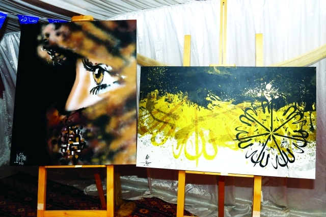 "Ⅶ اللوحتان اللتان اقتناهما محمد فؤاد | تصوير- موهان"