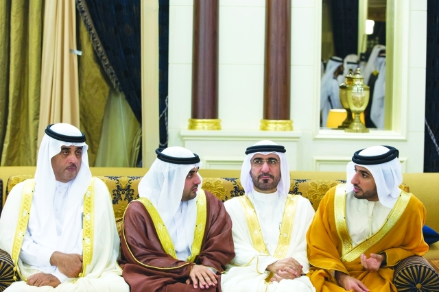 "■ راشد بن حميد والحضور"