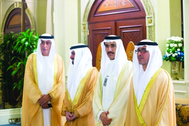 "■ حمدان بن مبارك وراشد بن حمدان وأحمد الزعابي وجابر السويدي"