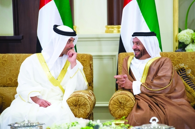 "■ هزاع بن زايد وسرور بن محمد"