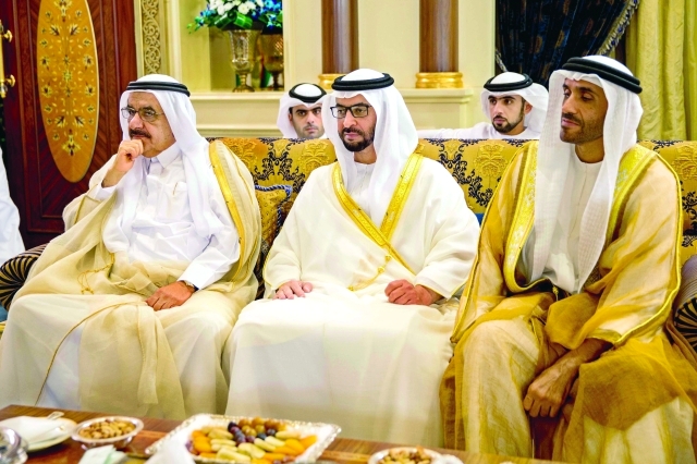 "Ⅶ حمدان بن راشد وحمدان ونهيان بن زايد"