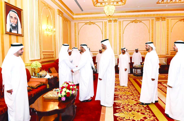 "■ حمد الشرقي يتلقى تهاني المسؤولين والشخصيات | وام"