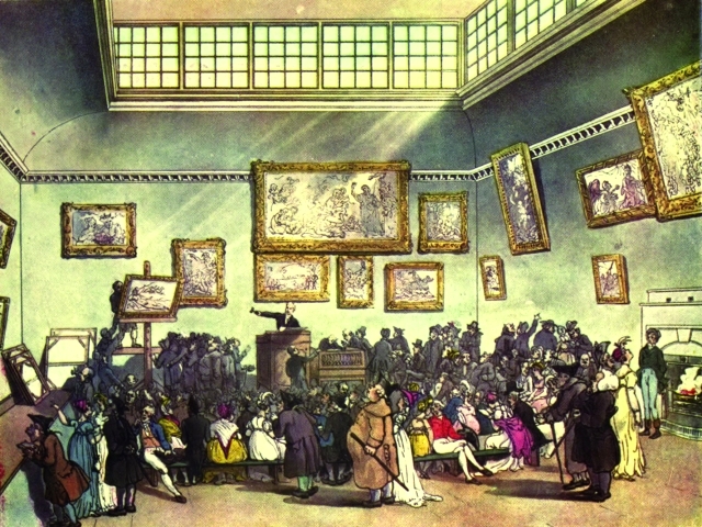 "■ مزاد لكريستيز بلندن عام 1808"