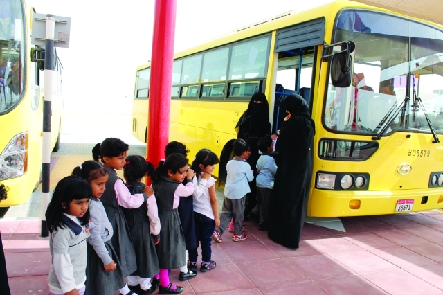 "حافلات المدارس تطوير مستمر لتأمين سلامة الطلبة | أرشيفية"