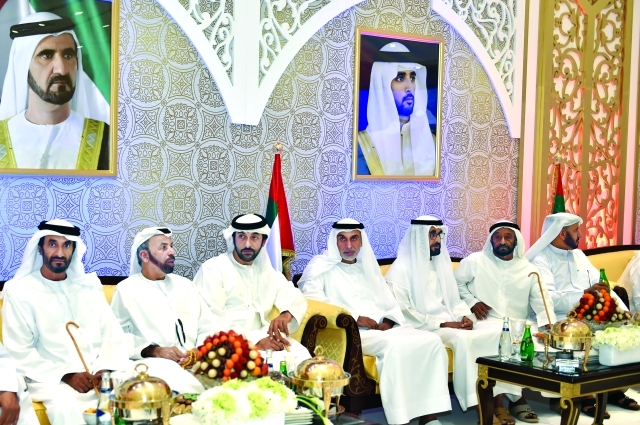 "جانب من حضور حفل الزفاف"